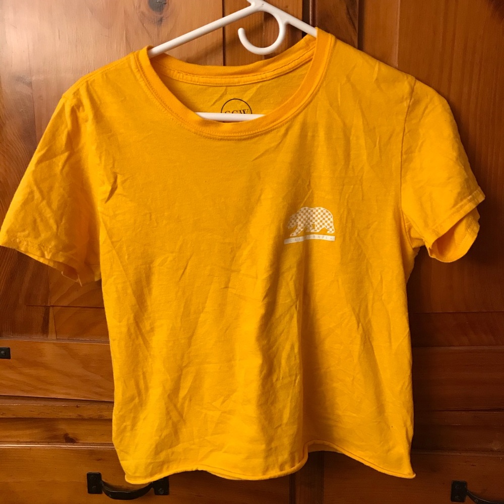cropped California republic tee